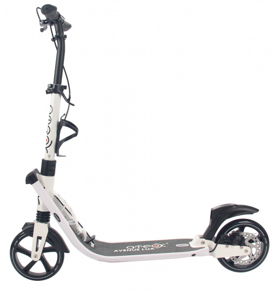 Самокат для взрослых Аteox AVENUE LUX с ручным дисковым тормозом (Белый), Цвет Белый Самокат для взрослых Аteox AVENUE LUX с ручным дисковым тормозом (Белый), Цвет Белый