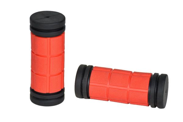 Грипсы MTB STARK 85mm,резина,красный\черный Грипсы MTB STARK 85mm,резина,красный\черный