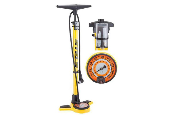 Насос P32B-07 ручной стационарный с манометром, стальной Насос P32B-07 ручной стационарный с манометром, стальной