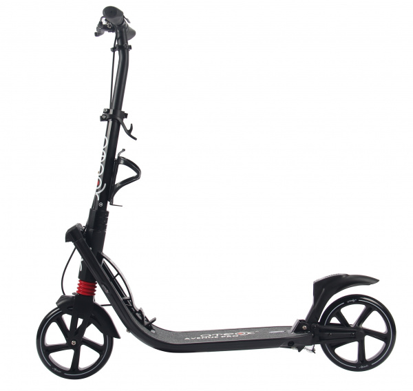 Самокат для взрослых Аteox AVENUE PRO с ручным тормозом (Черный), Цвет Черный Самокат для взрослых Аteox AVENUE PRO с ручным тормозом (Черный), Цвет Черный