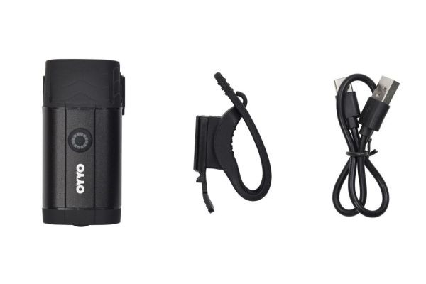 Фонарь передний OYYO, LF02, 400 lm, 1100mAh, type-C, черный (черный) Фонарь передний OYYO, LF02, 400 lm, 1100mAh, type-C, черный (черный)