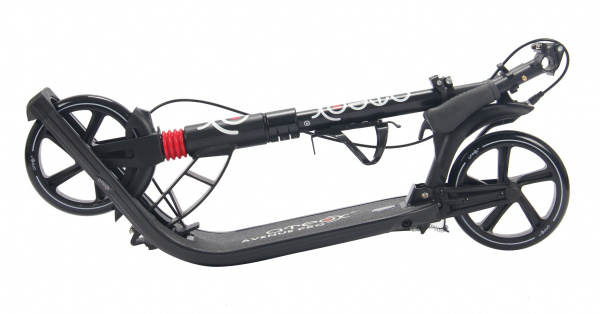 Самокат для взрослых Аteox AVENUE PRO с ручным тормозом (Черный), Цвет Черный Самокат для взрослых Аteox AVENUE PRO с ручным тормозом (Черный), Цвет Черный