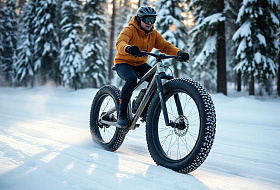 Как выбрать велосипед для катания зимой: на что обратить внимание